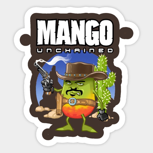 Mango unchained Sticker by HillerArt